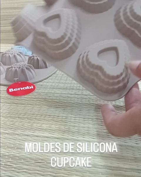 Moldes de silicona para cupcakes