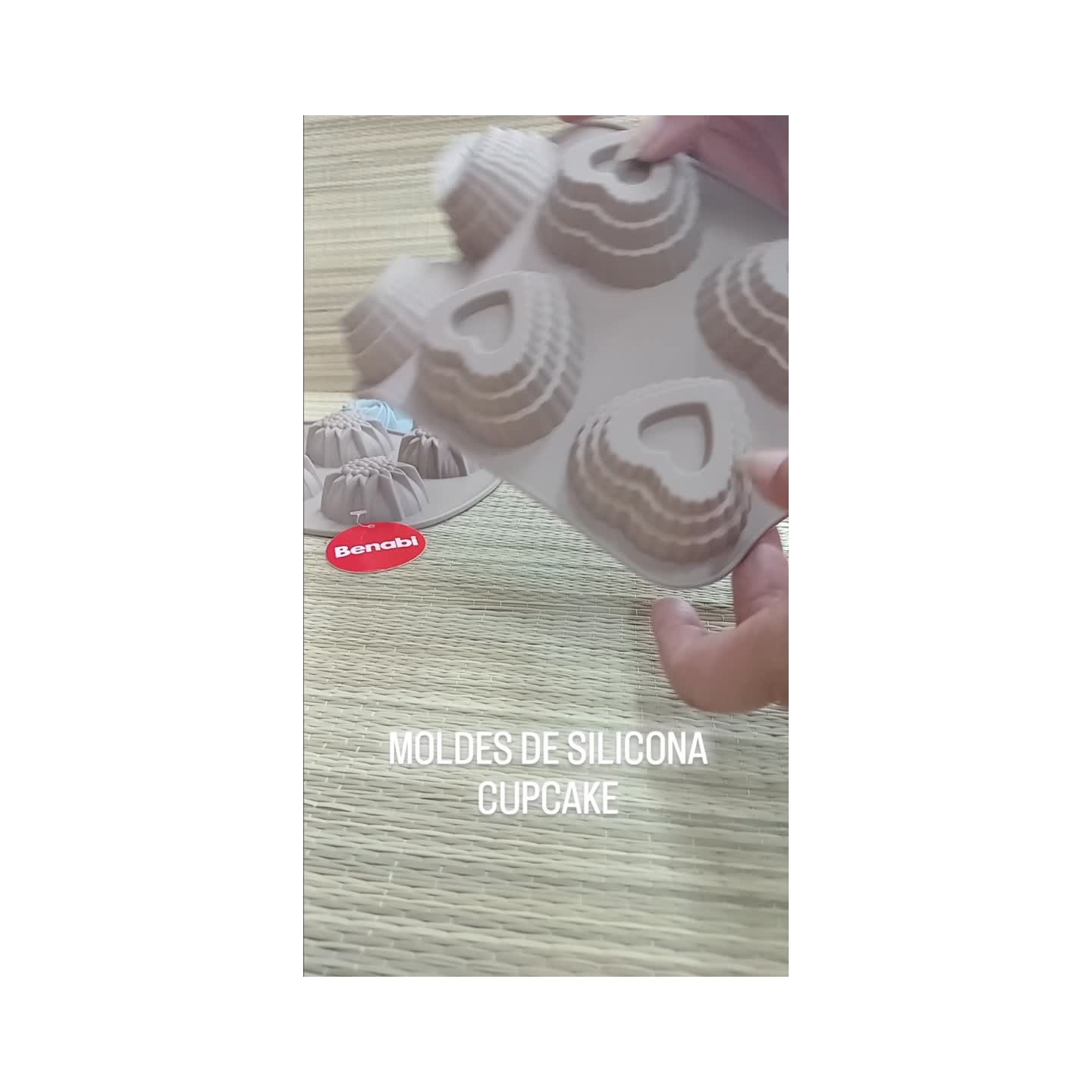 Moldes de silicona para cupcakes