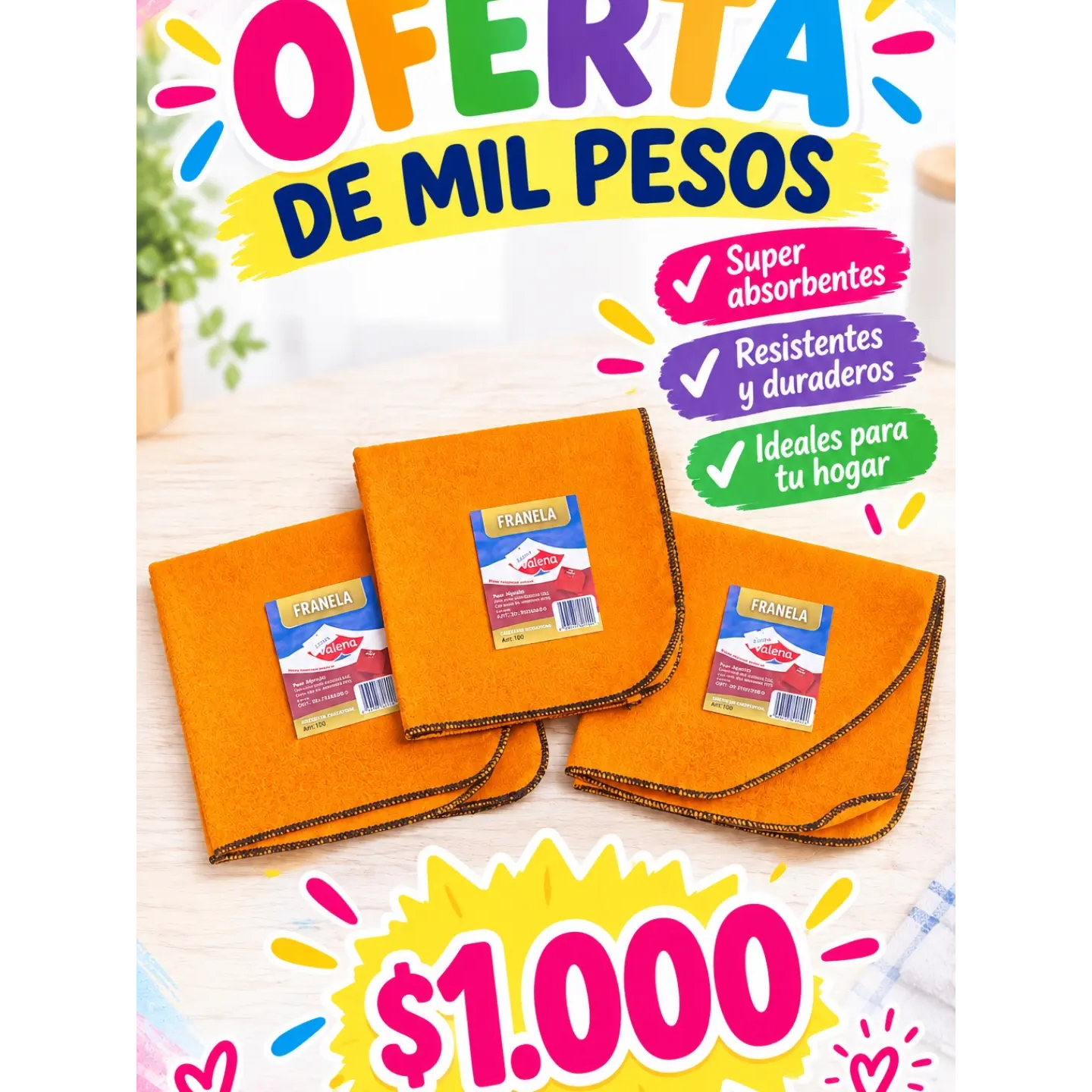 Paños de limpieza