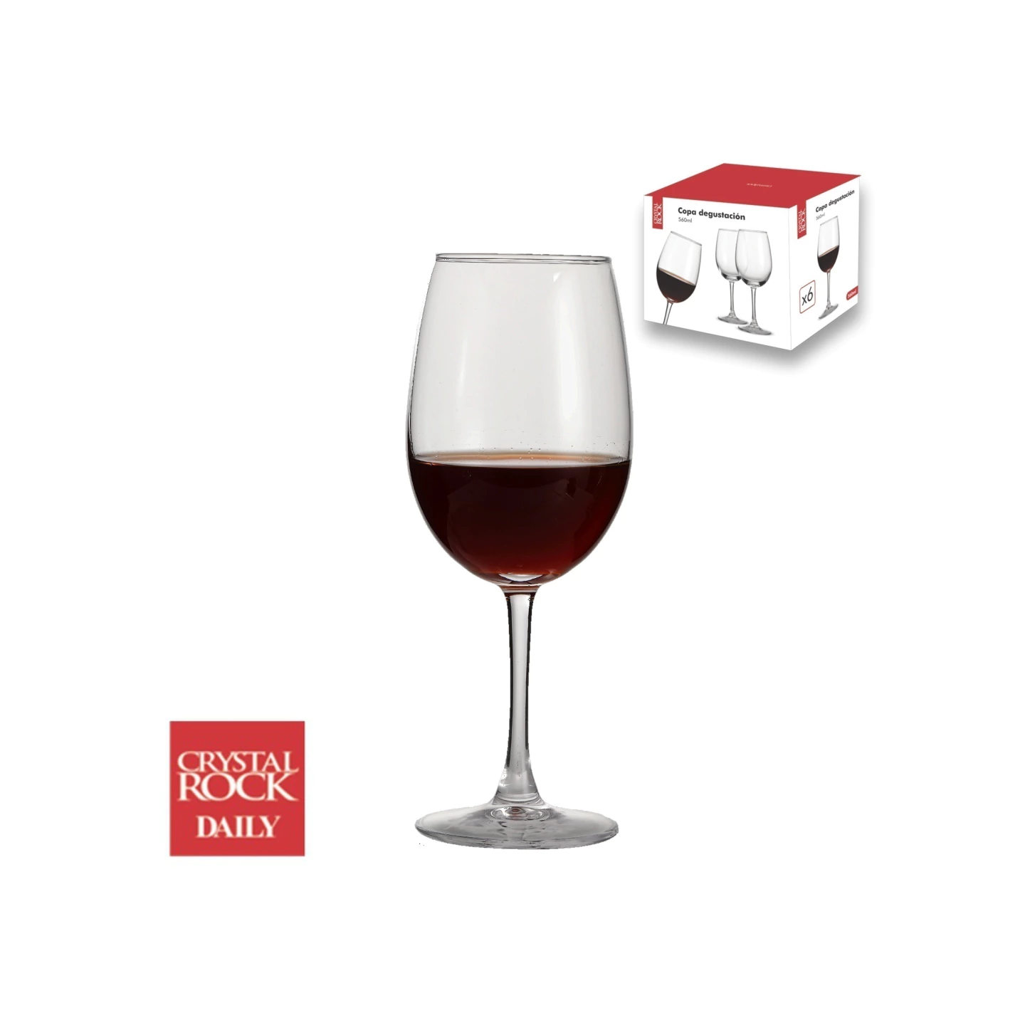 Set x6 Copas degustacion 560ml