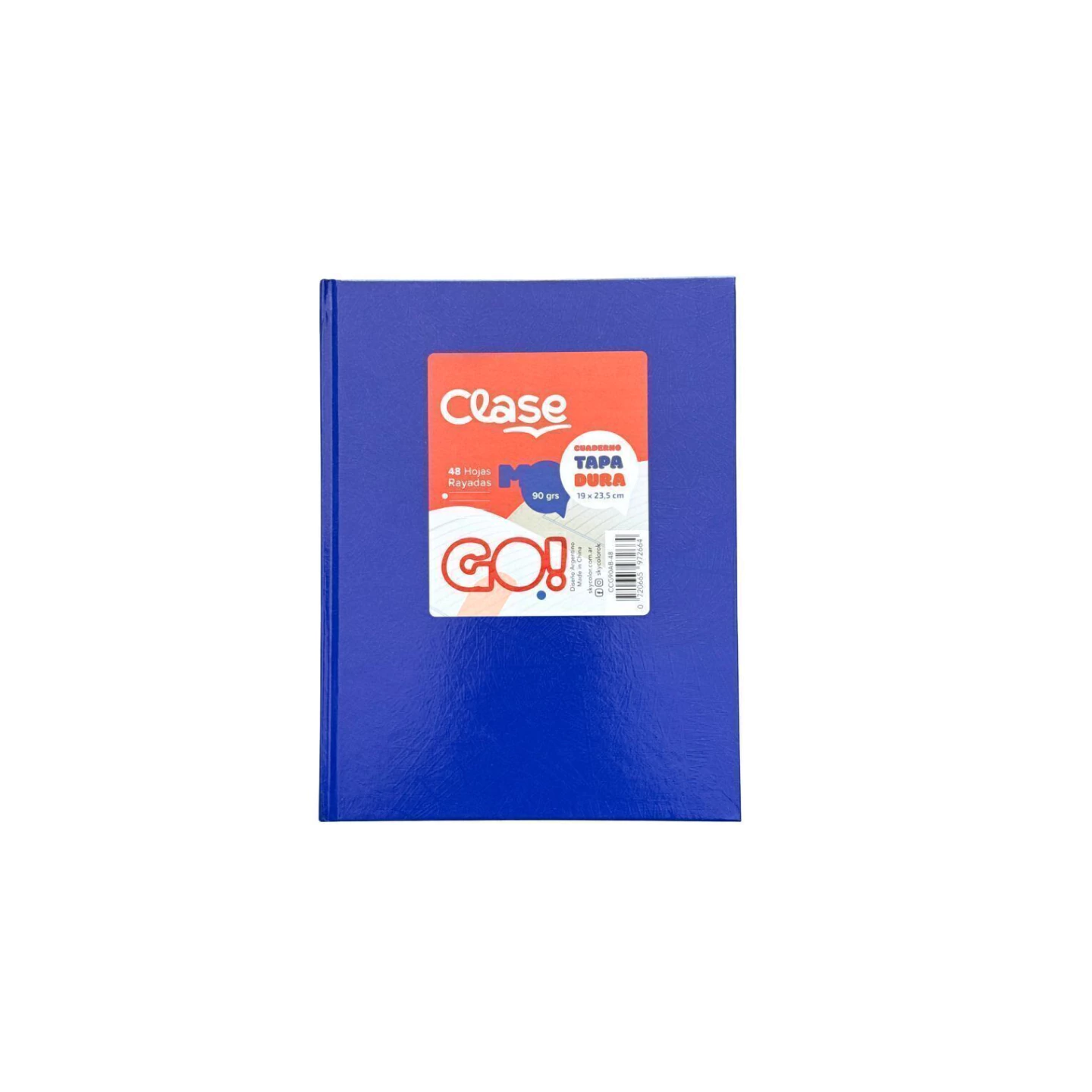 Cuaderno 19x23,5 T/D 48h Azul SKYCOLOR