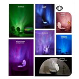 Parlante bluetooh Ostra con proyector de auroras