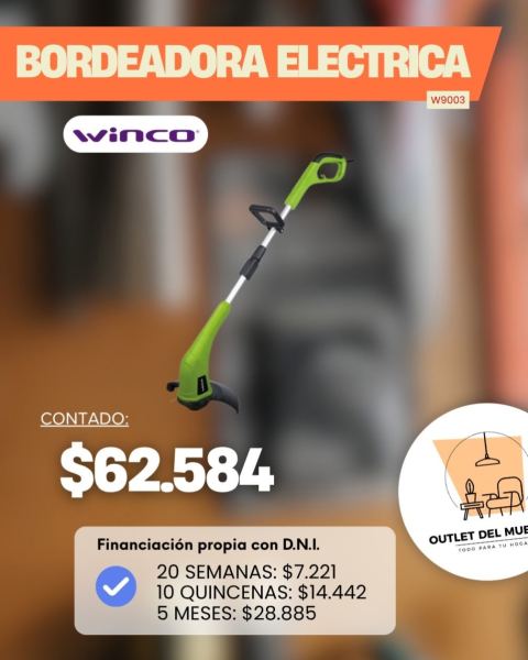 Bordeadora eléctrica Winco