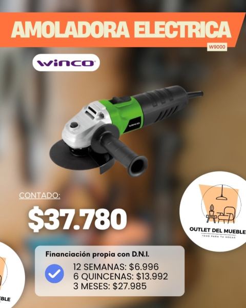 Amoladora eléctrica Winco