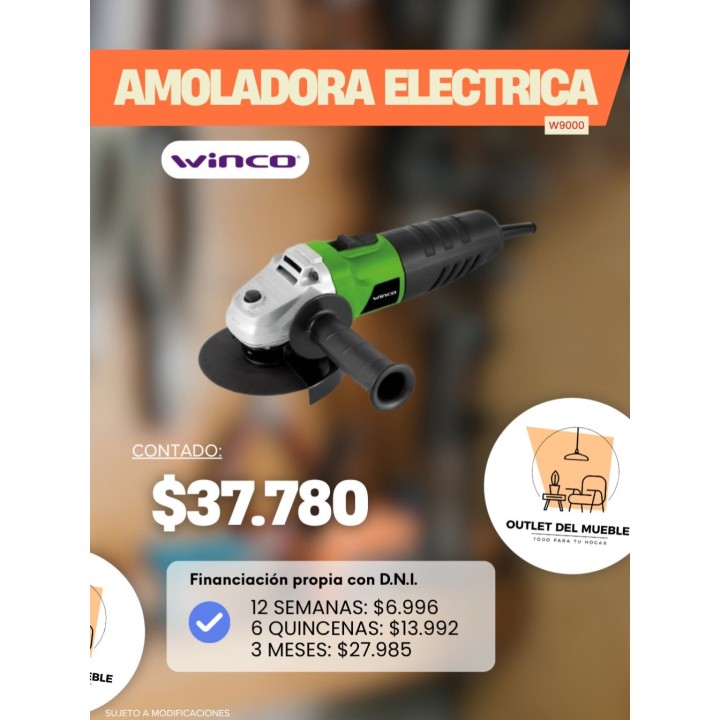 Amoladora eléctrica Winco