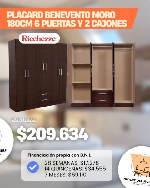 Placard Beneento 180 cm