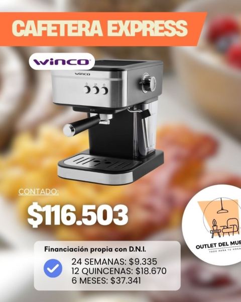 Cafetera express Winco