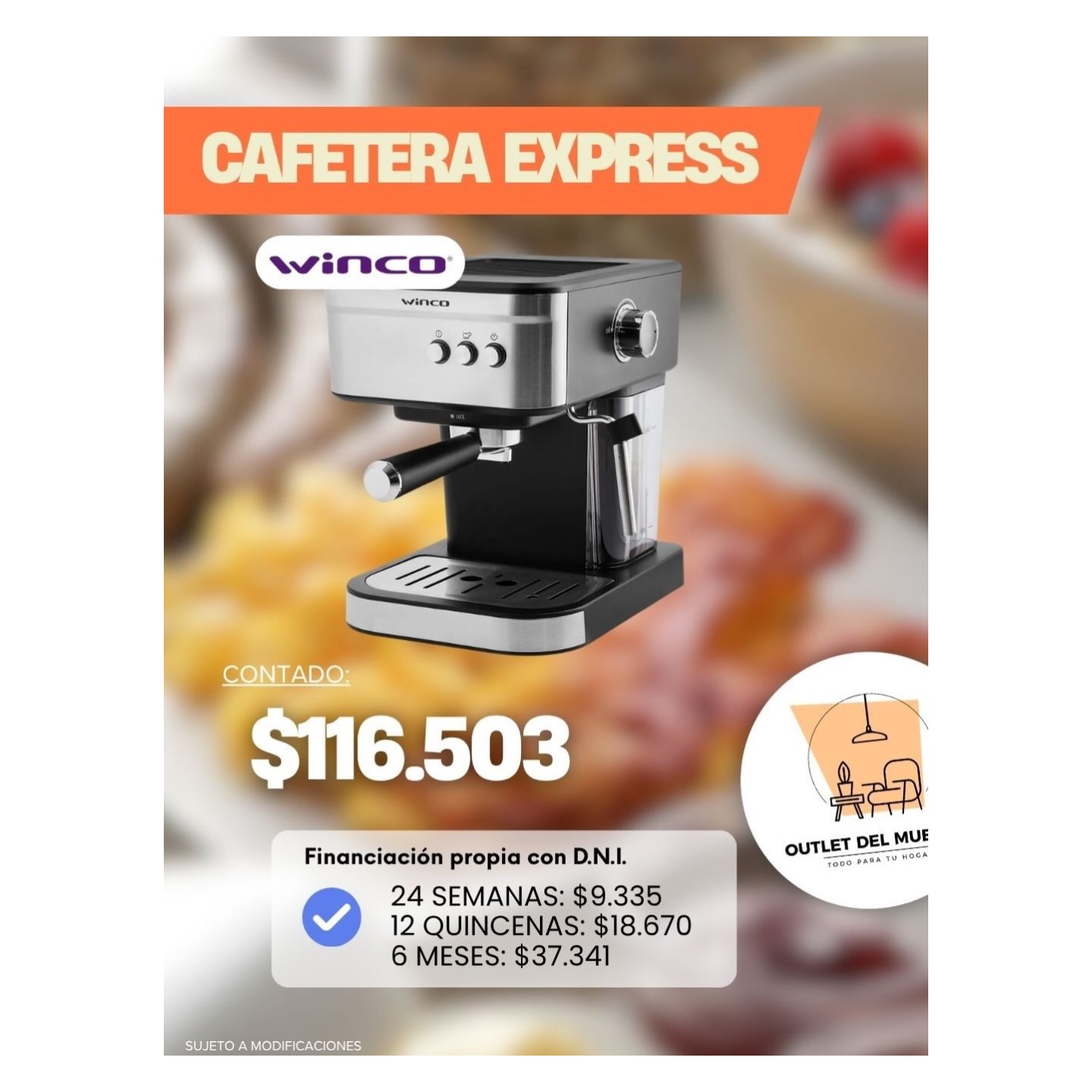 Cafetera express Winco