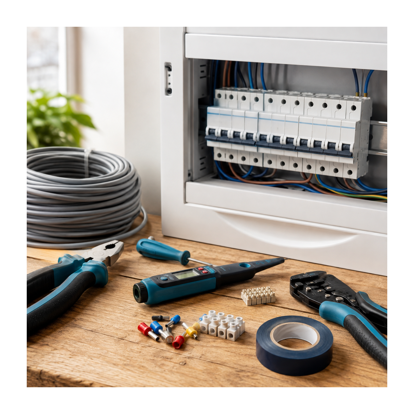 Electricidad, gas y plomería