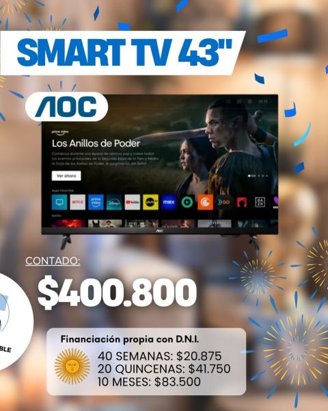 Smart TV AOC 43"
