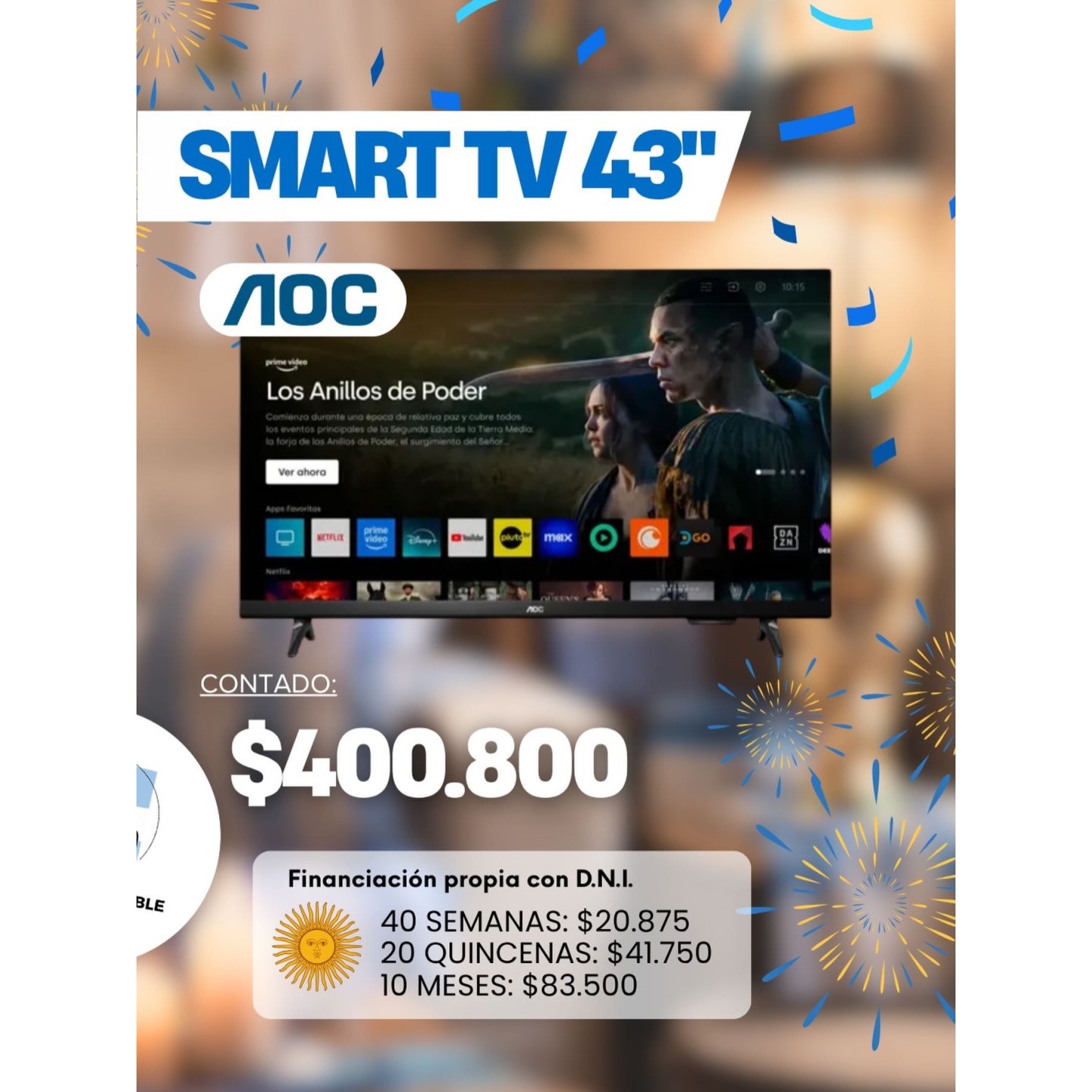 Smart TV AOC 43"