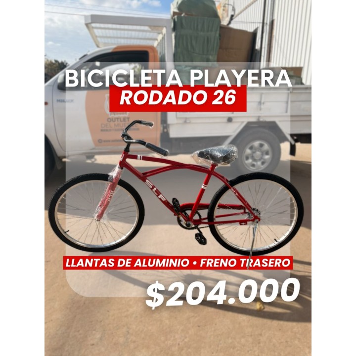 Bicicleta playera rodado 26