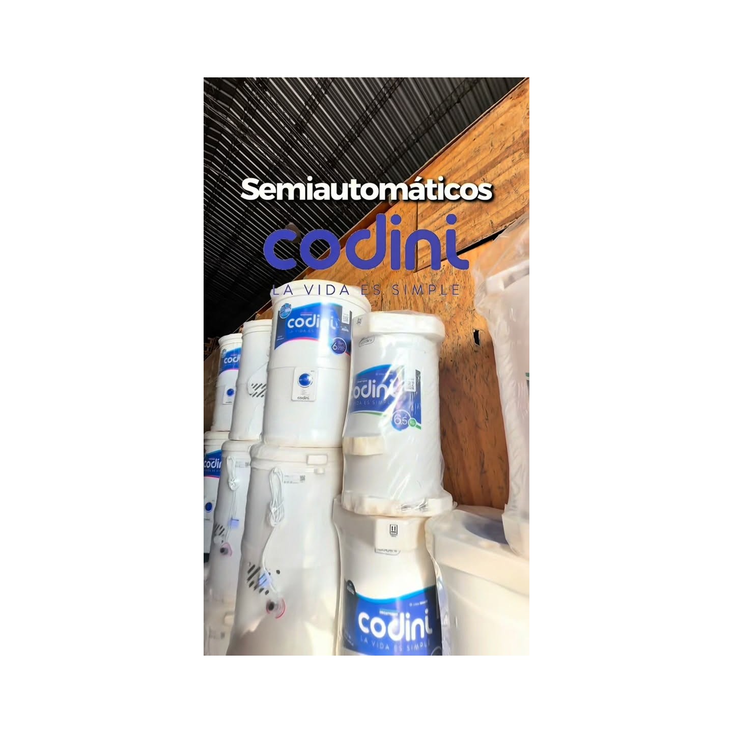 Lavarropas y secarropas semiautomáticos Codini