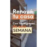 Muebles de pino y sillas reforzadas