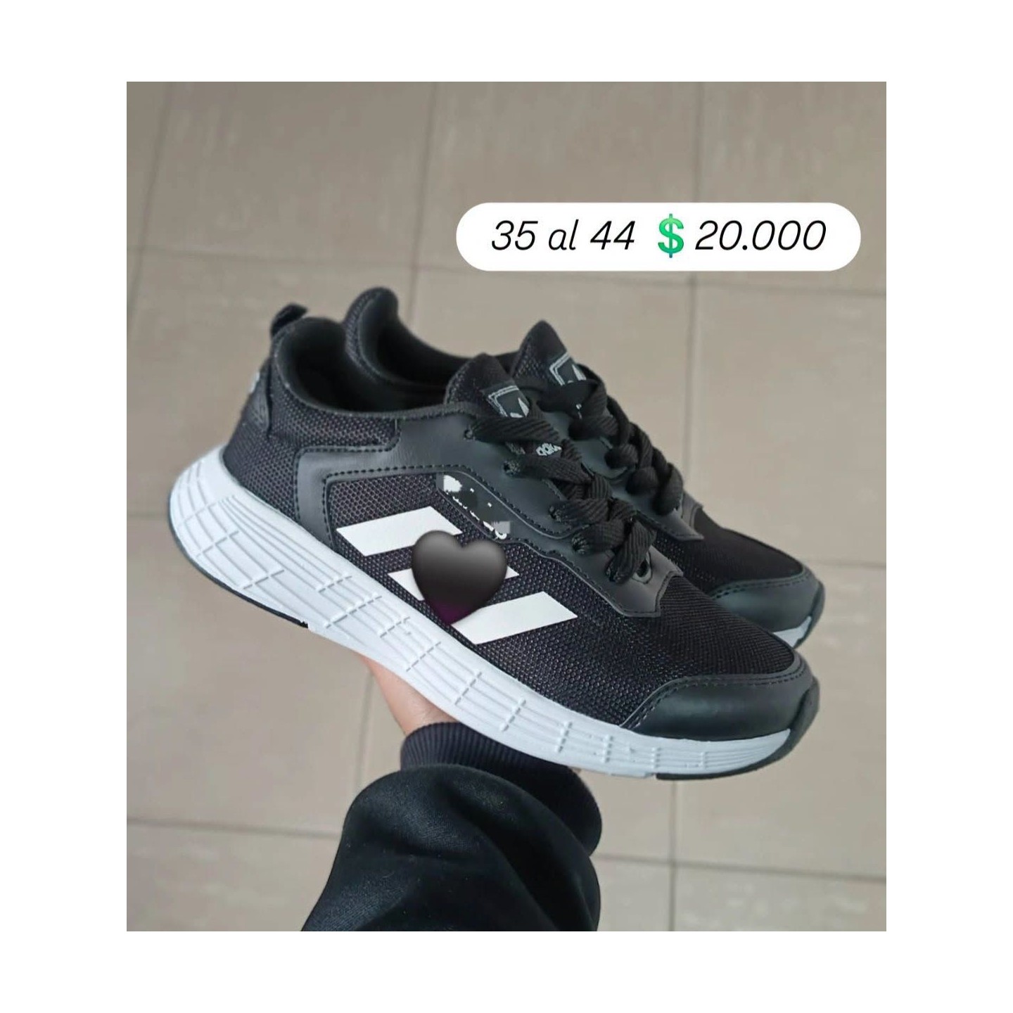 Zapatillas deportivas negras