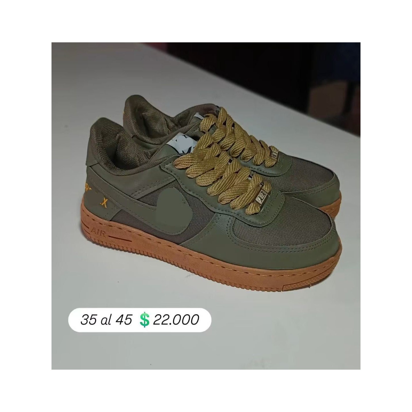 Zapatillas verde militar