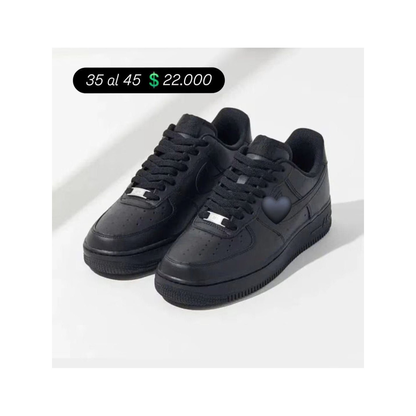 Zapatillas negras clásicas