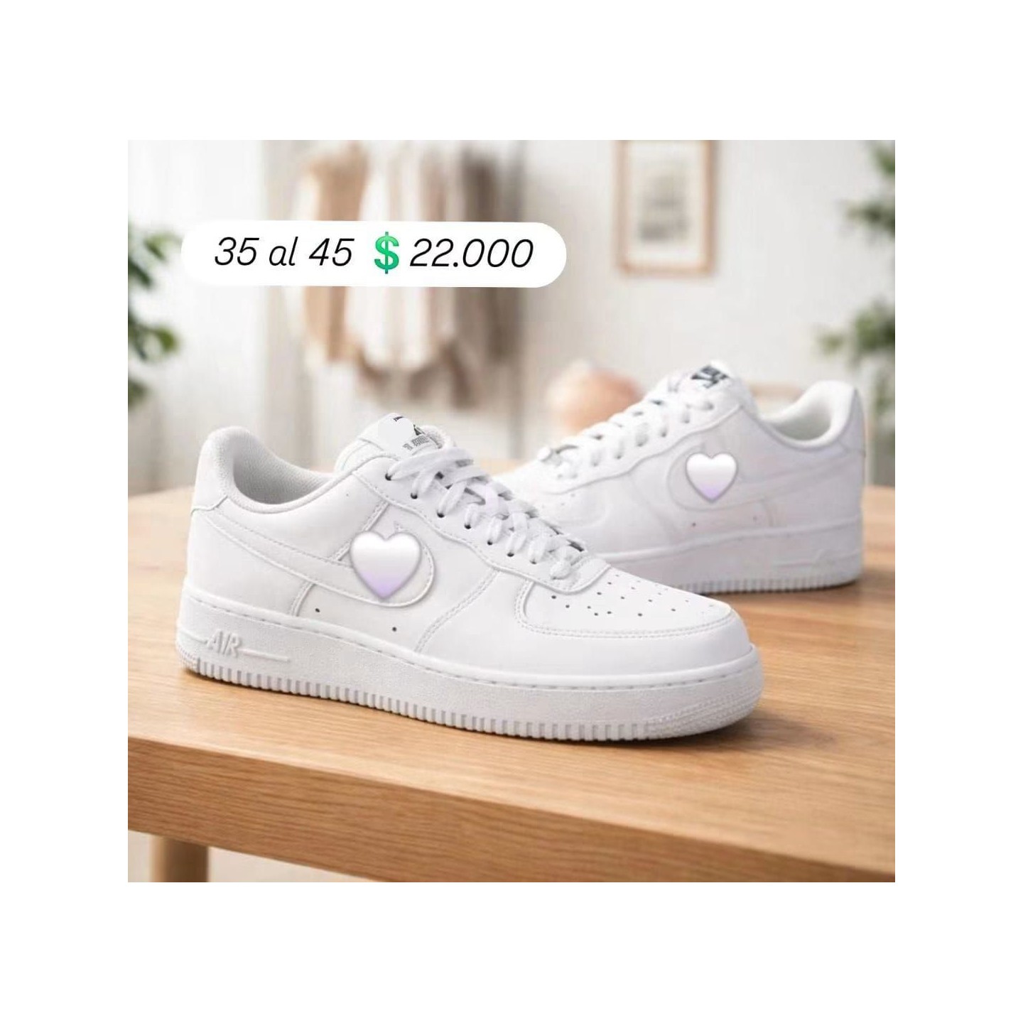 Zapatillas blancas clásicas