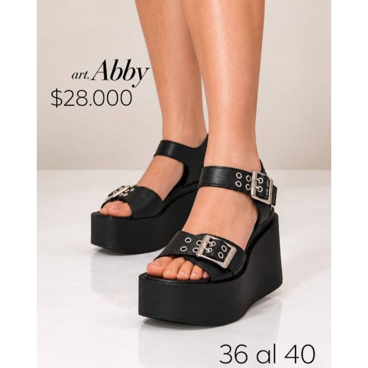 Sandalias Art Aby con plataforma