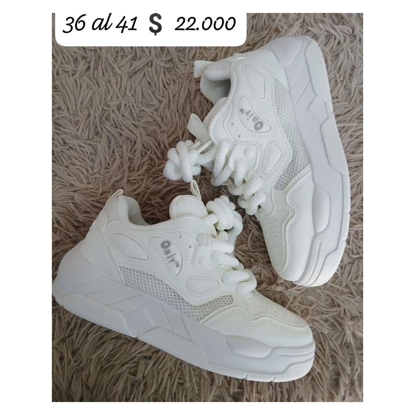 Zapatillas blancas urbanas
