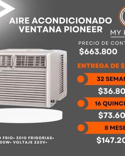 Aire acondicionado ventana Pioneer