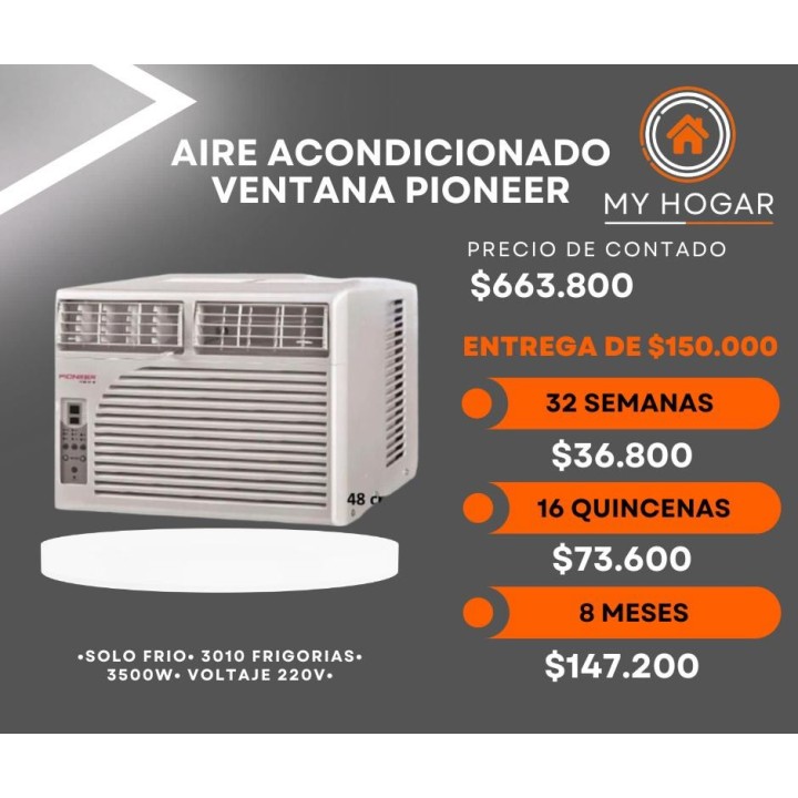 Aire acondicionado ventana Pioneer