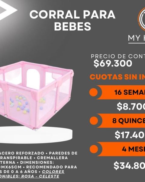 Corral para bebés