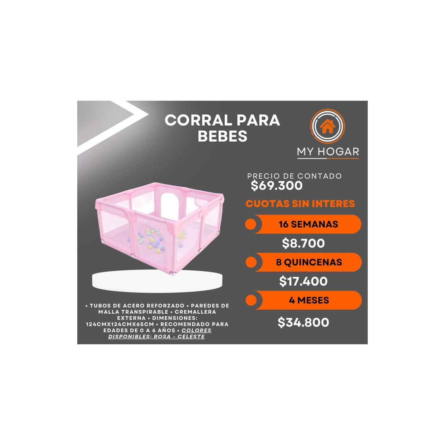 Corral para bebés