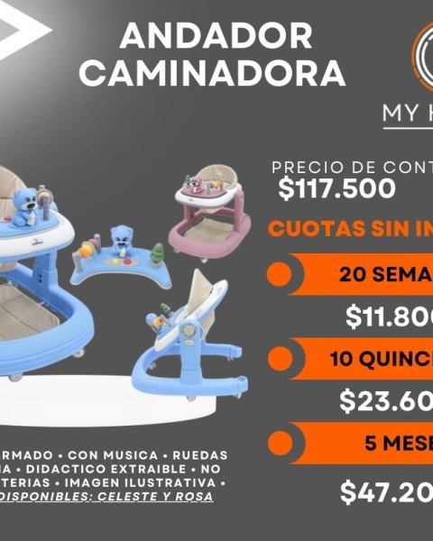 Andador caminadora