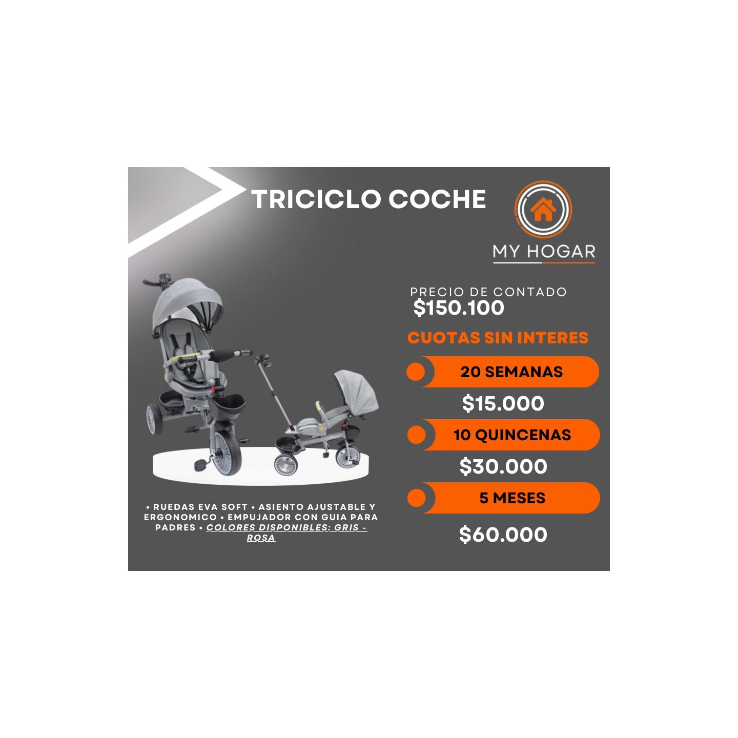 Triciclo coche