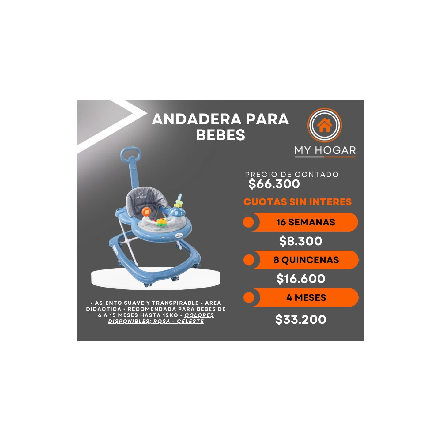 Andadera para bebés