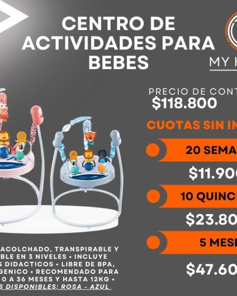 Centro de actividades para bebés