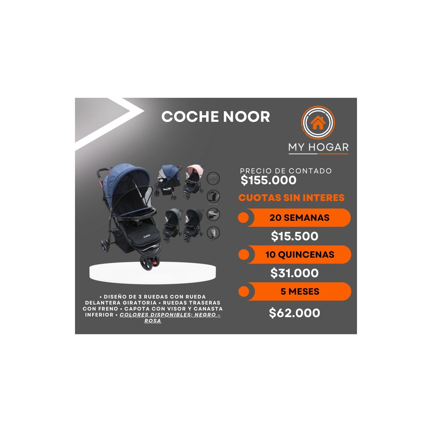 Coche de bebé Noor