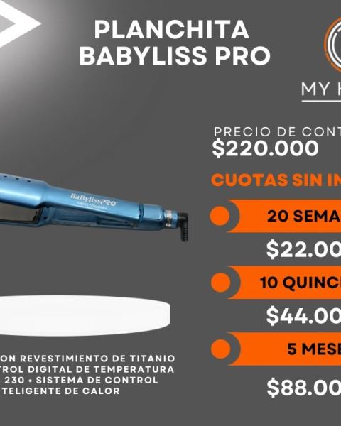 Planchita Babyliss Pro