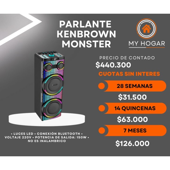 Parlante Kenbrown Monster