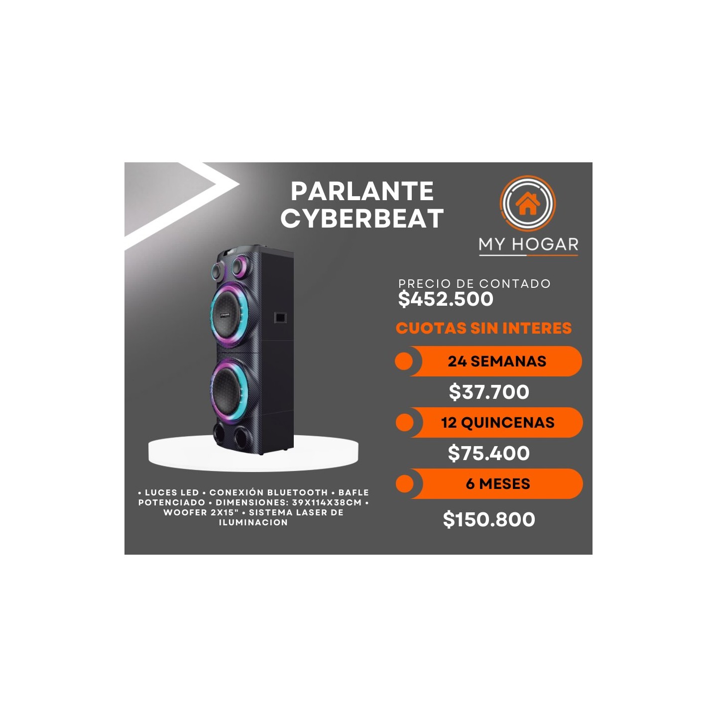 Parlante Cyberbeat