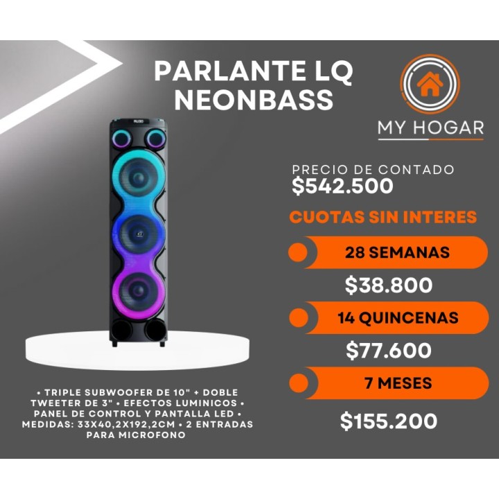 Parlante LQ Neonbass