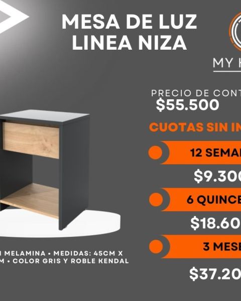 Mesa de luz línea Niza