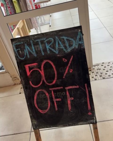 Liquidación 50% off