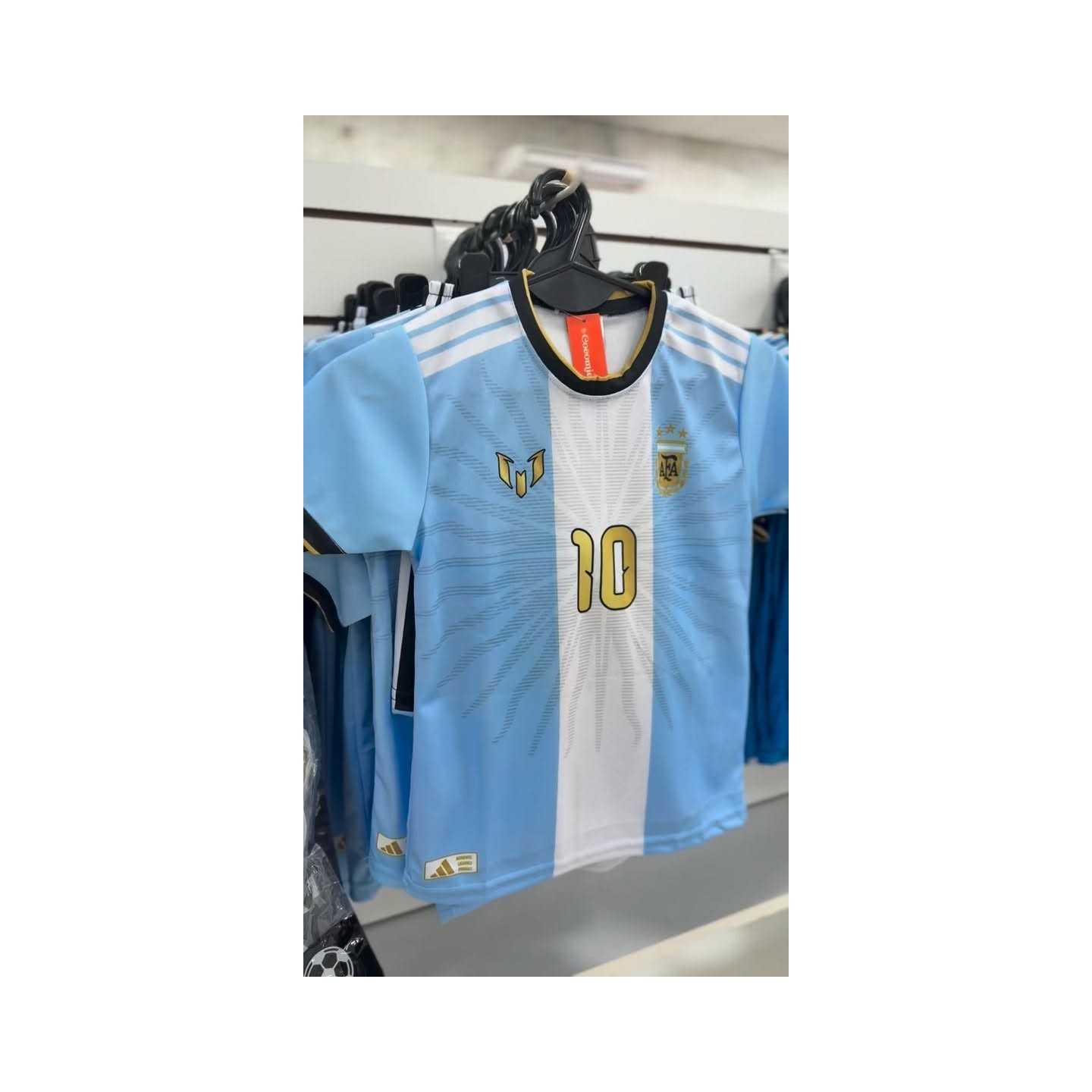 Camiseta Argentina 10 para chicos