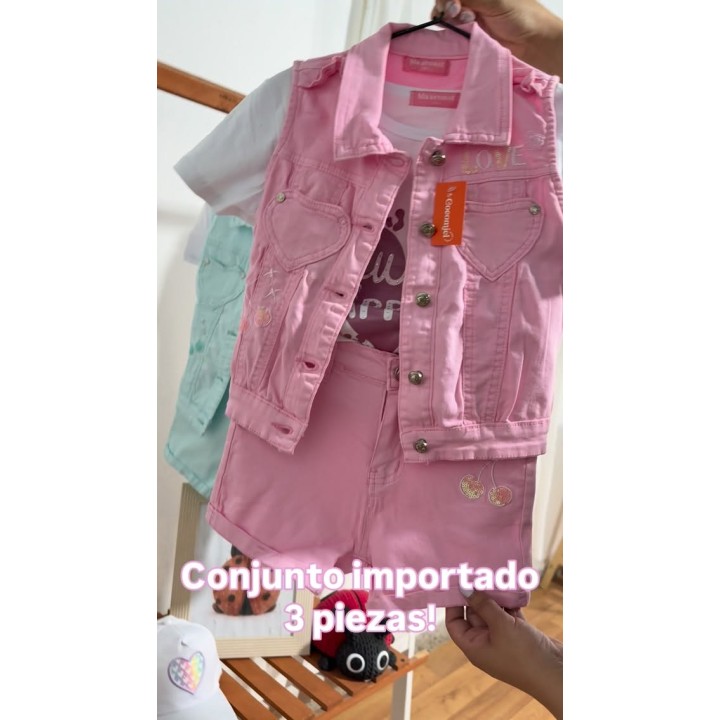 Conjunto importado 3 piezas