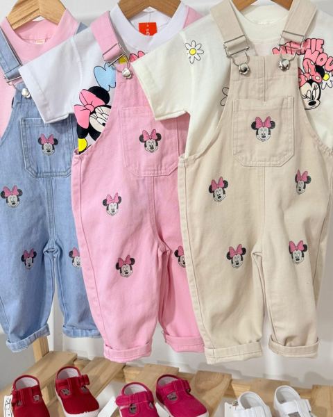 Jardineros Minnie para bebas