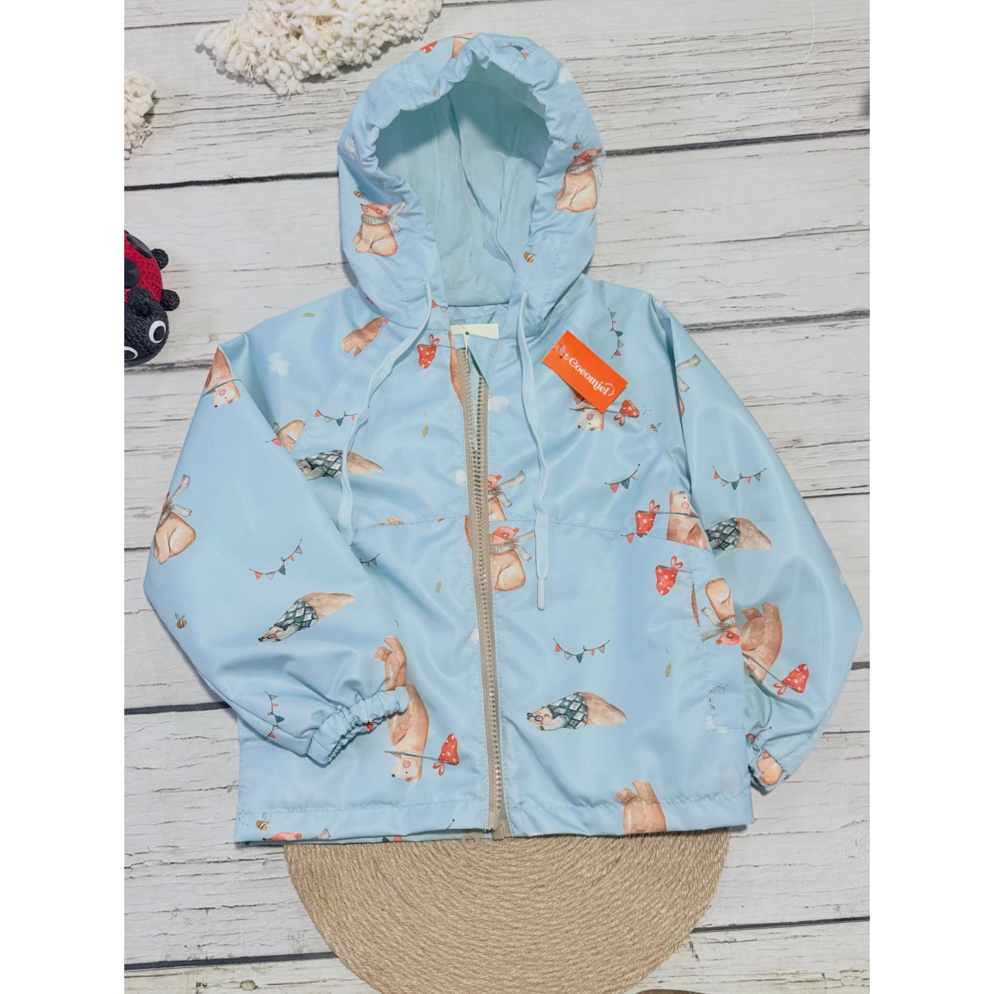 Campera rompeviento unisex