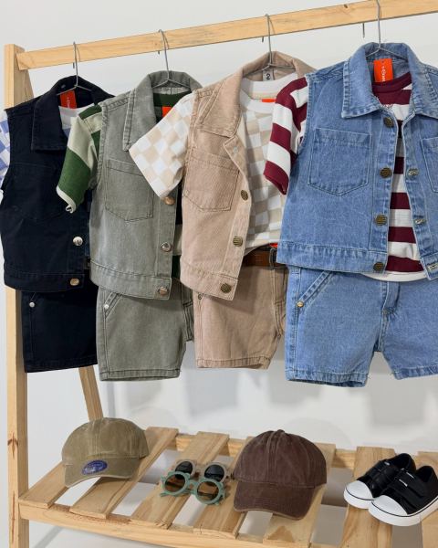 Conjunto chaleco y bermudas
