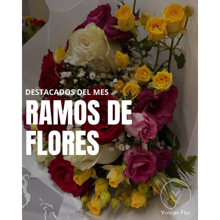 Ramos de flores a pedido en tres tamaños