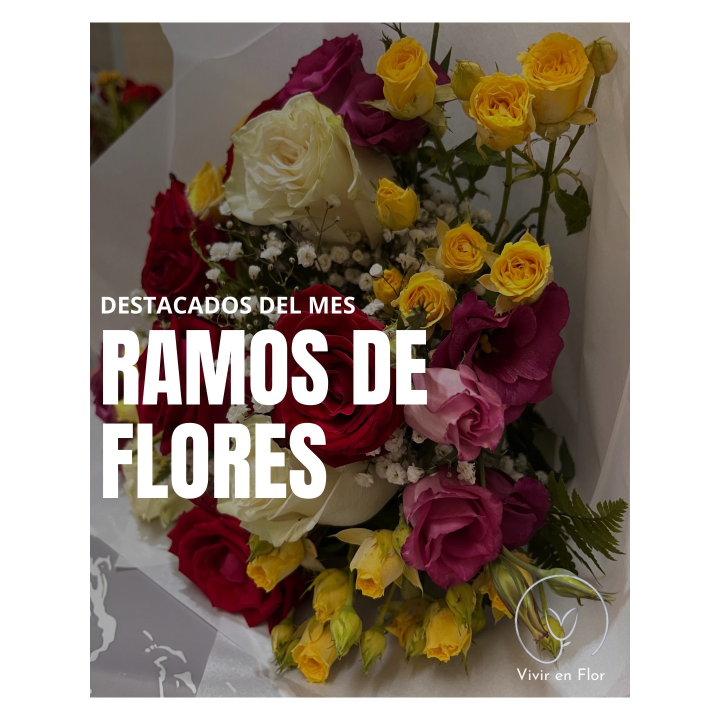 Ramos de flores a pedido en tres tamaños