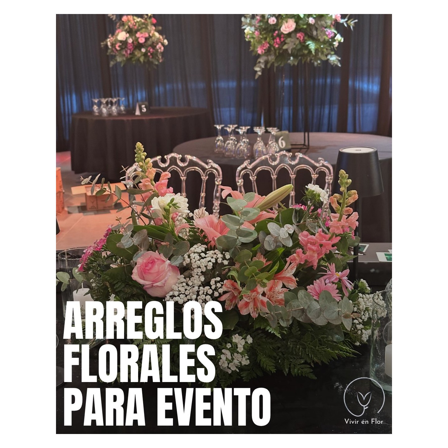 Arreglos y decoración floral para eventos