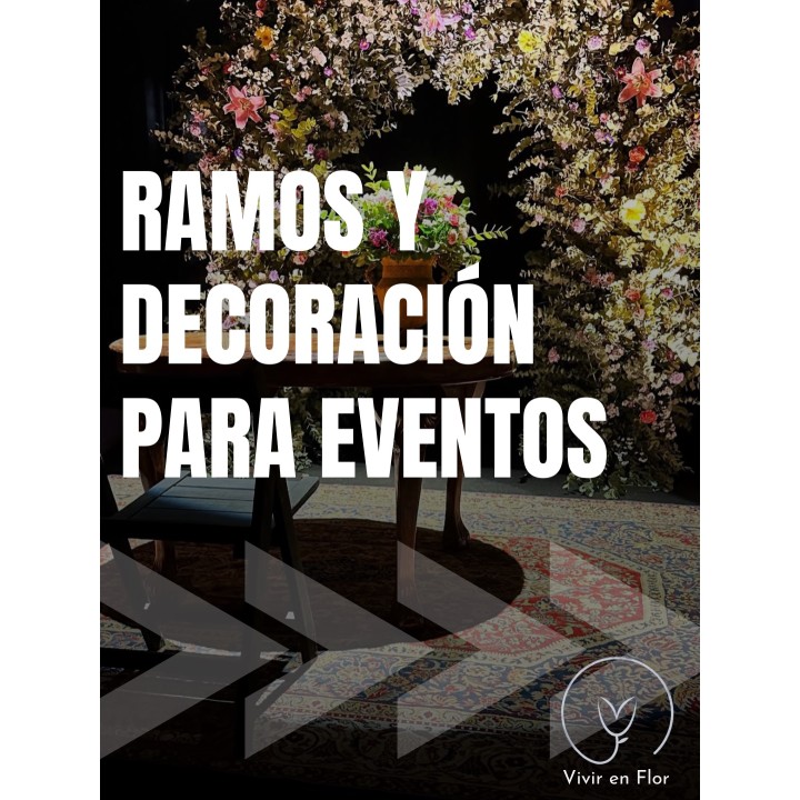 Arreglos y decoración floral para eventos