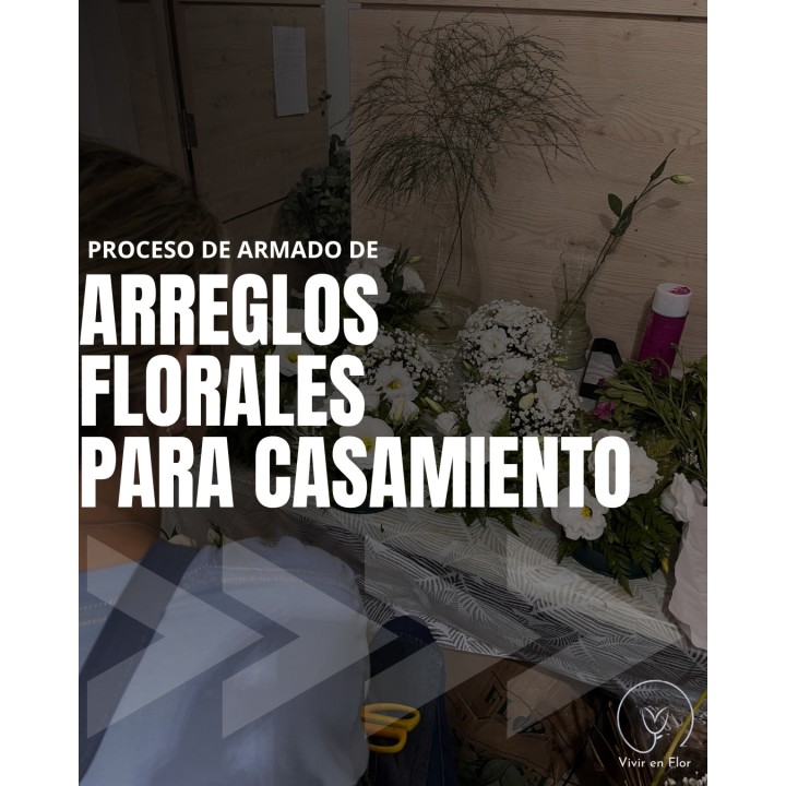 Arreglos florales para casamientos y ramos de novia