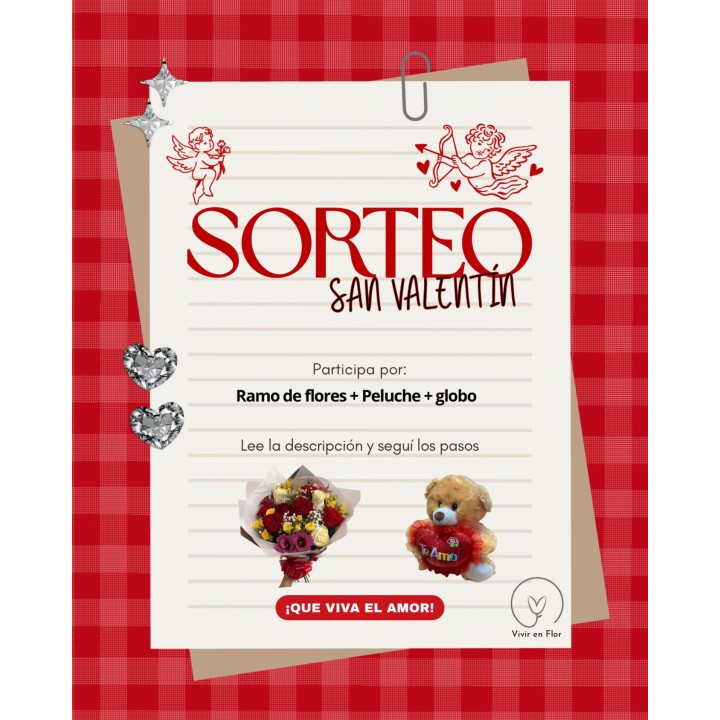Combos de regalo: flores, peluche, globo y golosinas